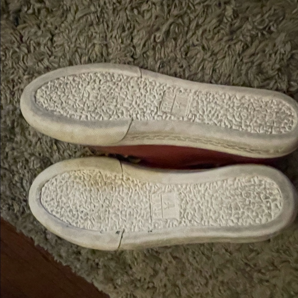 FRYE Ruby Red Leather Sneakers Women’s Size 8 (approx.) - Picture 7 of 12